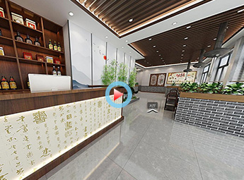 紹興柯橋1000方火鍋店設(shè)計(jì)裝修全景案例效果圖